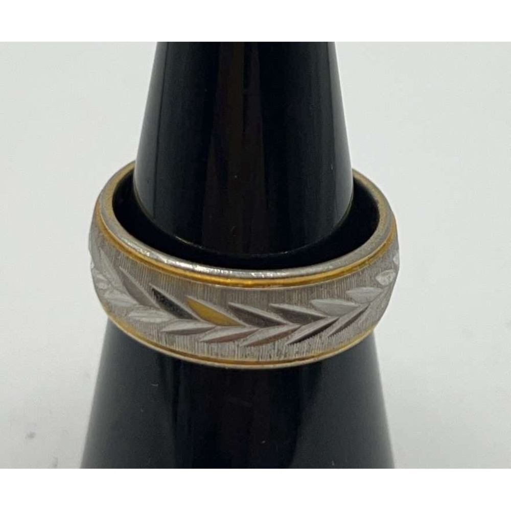 18 KTGE Vintage Antique Band Size 8.5-8.75